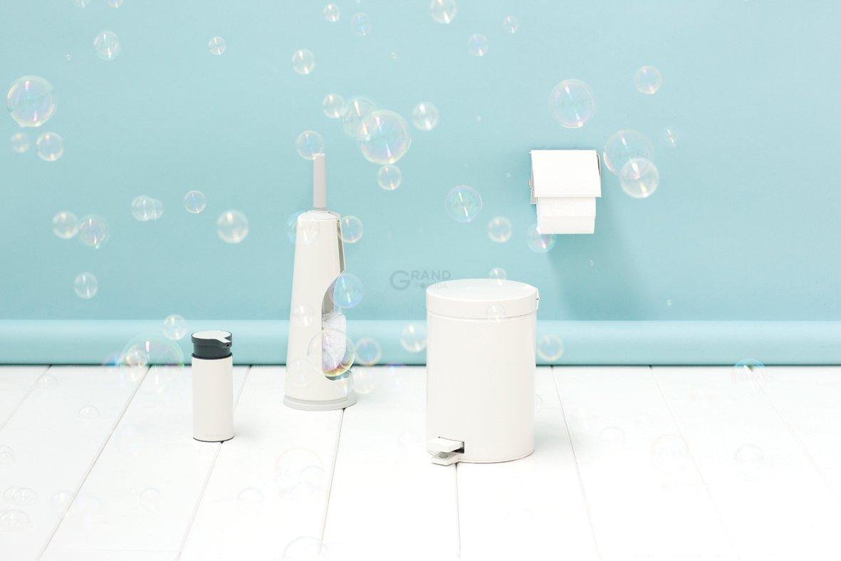 Brabantia Тримач для туалетного паперу білий Classic | https://grandposuda.com.ua
