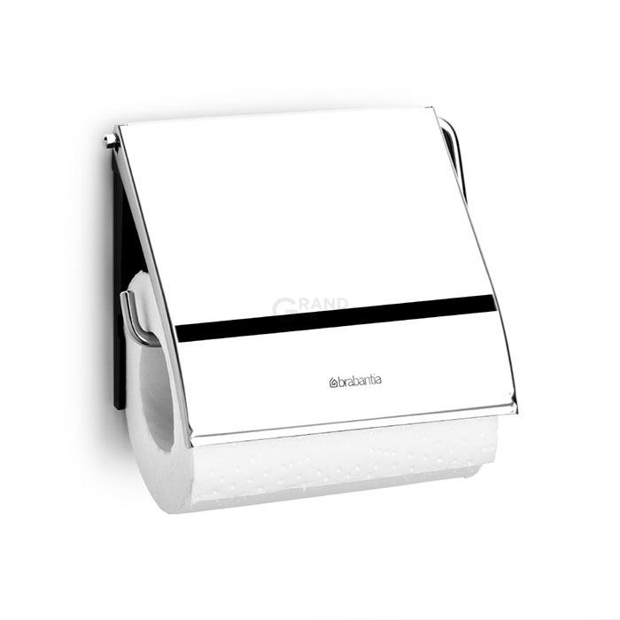 Brabantia Тримач для туалетного паперу сталевий глянсовий Classic | https://grandposuda.com.ua