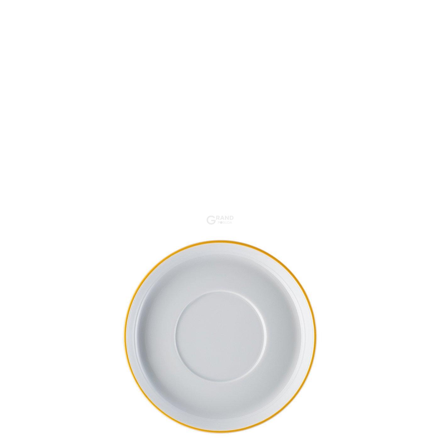 Arzberg Блюдце к чашке для кофе 15 см, оранжевое Cucina | https://grandposuda.com.ua