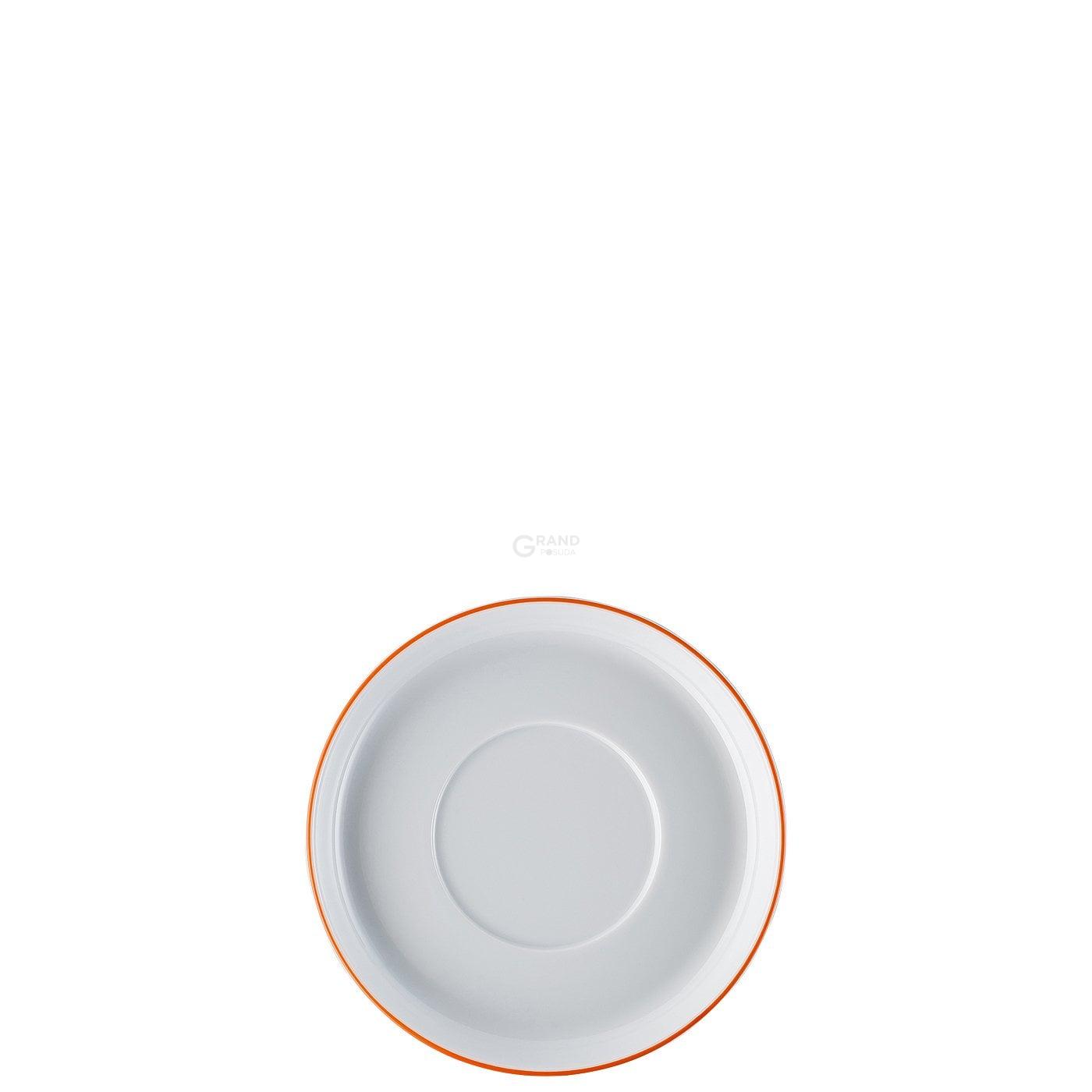 Arzberg Блюдце к чашке для кофе 15 см, красное Cucina | https://grandposuda.com.ua