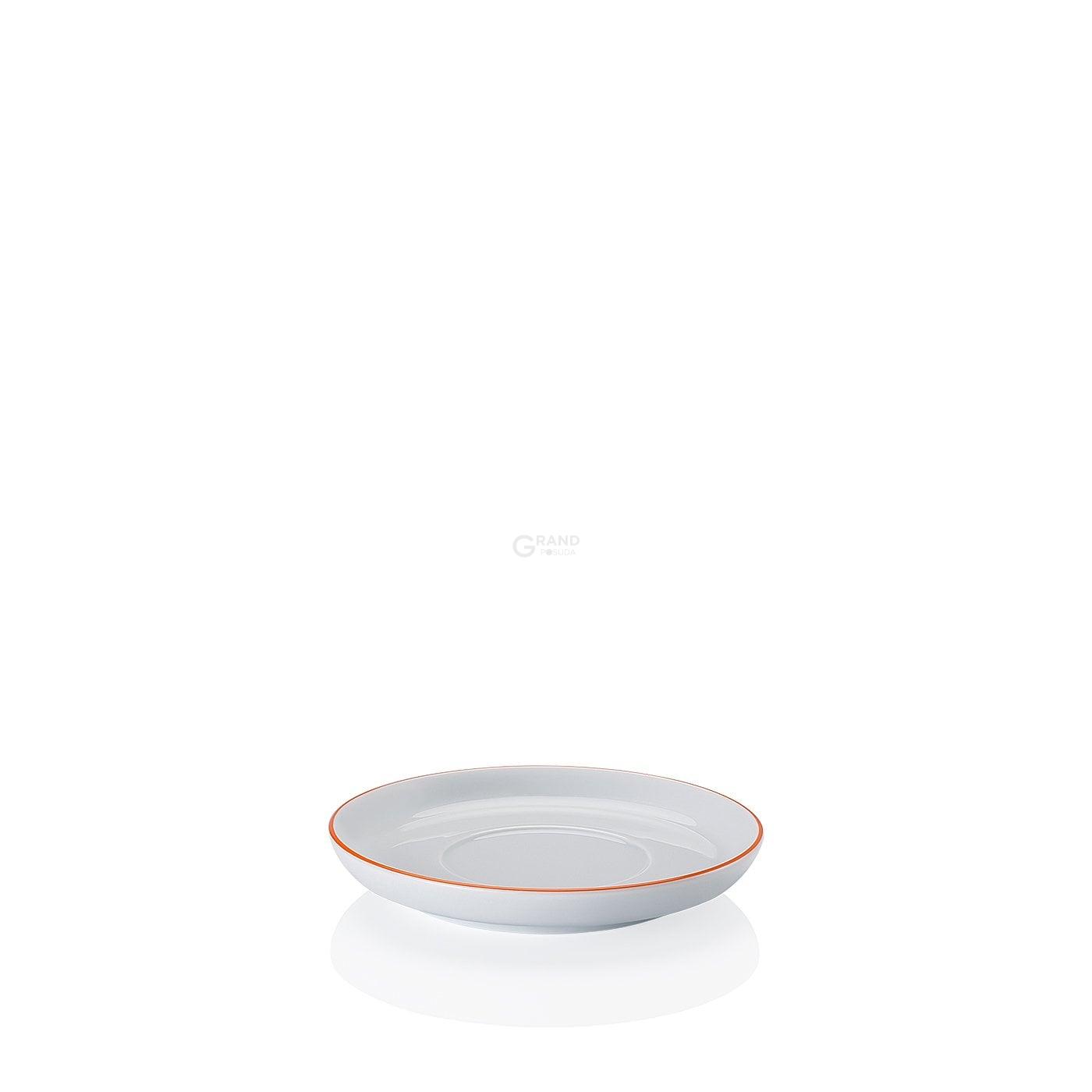 Arzberg Блюдце к чашке для кофе 15 см, красное Cucina | https://grandposuda.com.ua