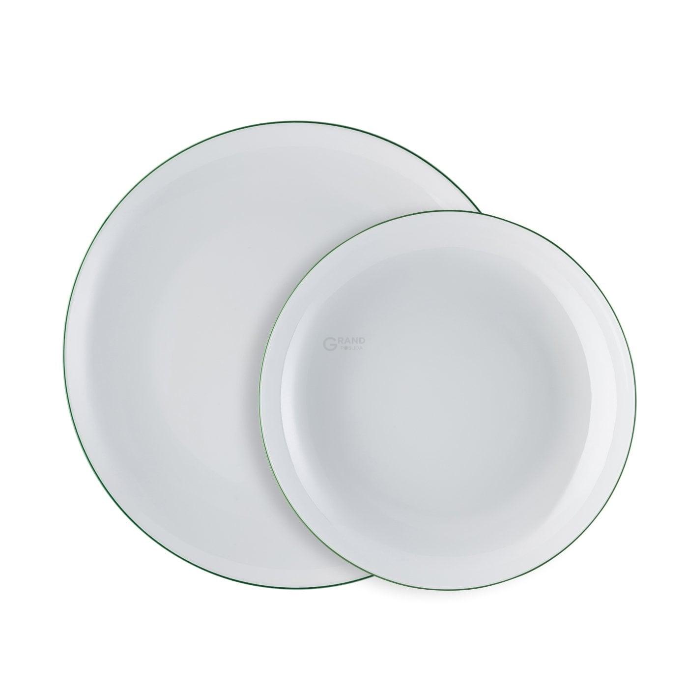 Arzberg Набір тарілок 2 предмета, зелений Cucina | https://grandposuda.com.ua