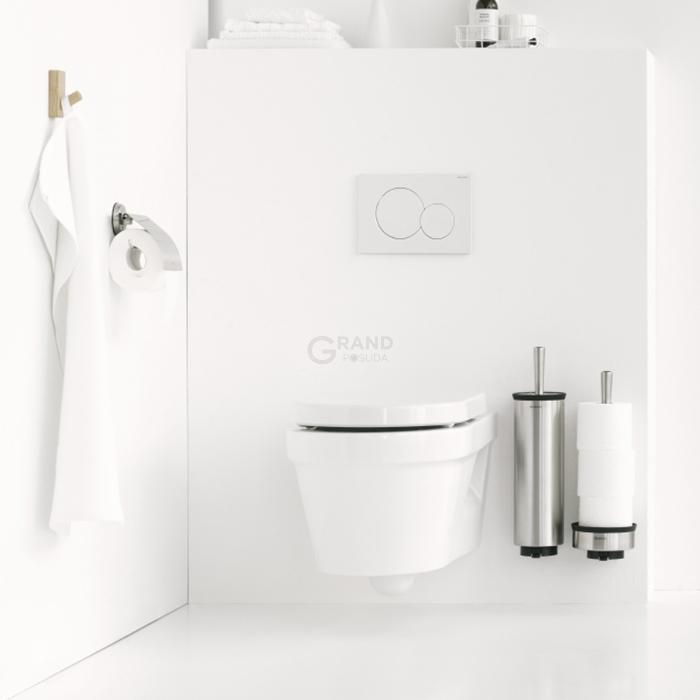 Brabantia Тримач для туалетного паперу глянцевий сталевий Profile | https://grandposuda.com.ua