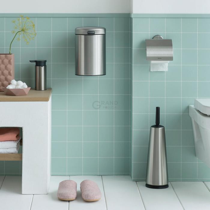 Brabantia Тримач для туалетного паперу матовий сталевий Profile | https://grandposuda.com.ua