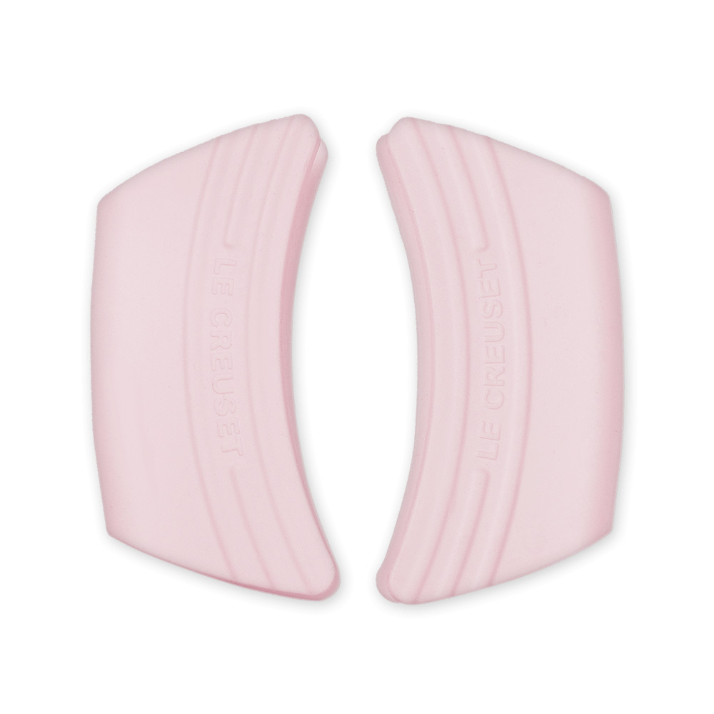 Le Creuset Набір з 2 прихваток для ручок Shell Pink | https://grandposuda.com.ua