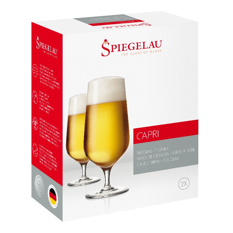 Spiegelau Набір келихів для пива Pilsner 400 мл, 2 предмета Capri | https://grandposuda.com.ua
