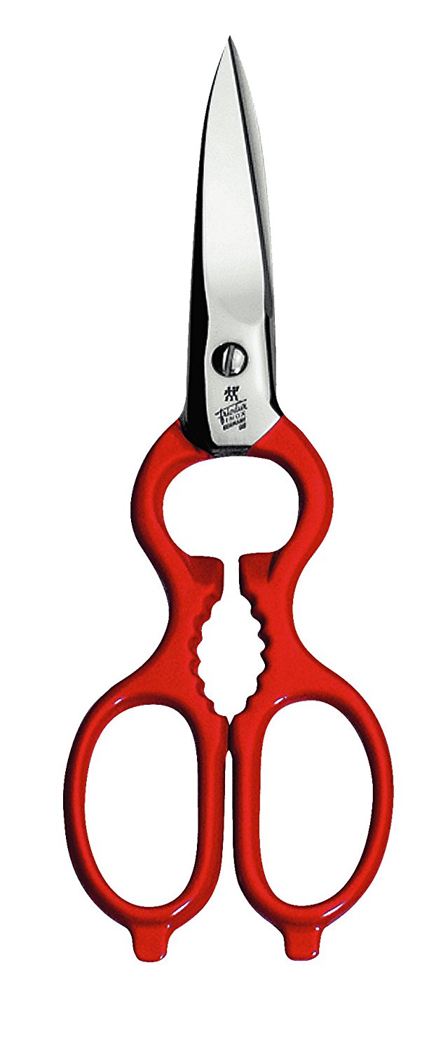 Zwilling Ножницы кухонные 20 см красные Küchenhilfe | https://grandposuda.com.ua