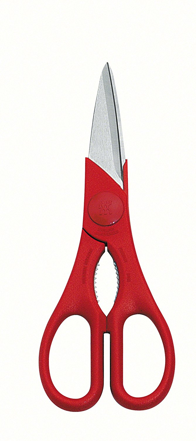 Zwilling Ножницы кухонные 20 см красные Twin L | https://grandposuda.com.ua