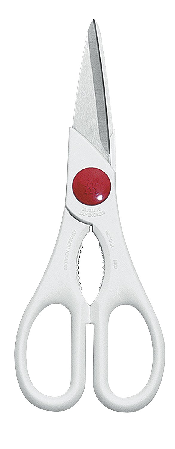 Zwilling Ножницы кухонные 20 см белые Twin L | https://grandposuda.com.ua