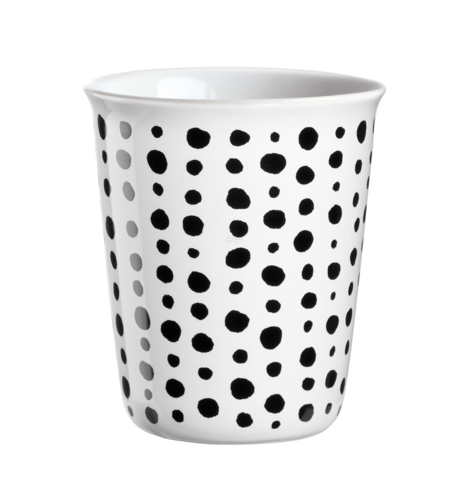 ASA-Selection Чашка для еспрессо / мокко 0,1 л біла чорні плями Coppetta | https://grandposuda.com.ua