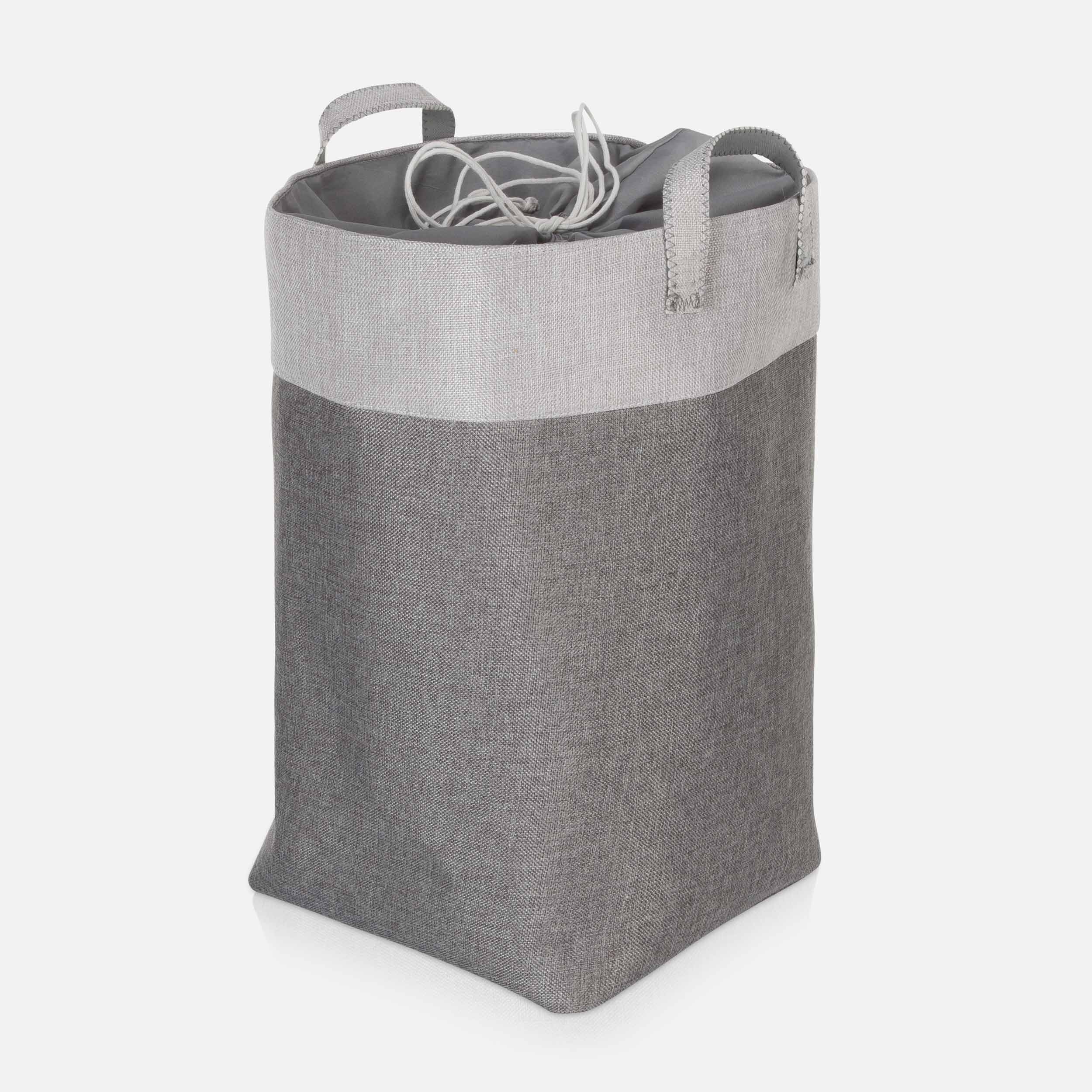 Корзина для белья 45 л Canvas серая Möve | https://grandposuda.com.ua