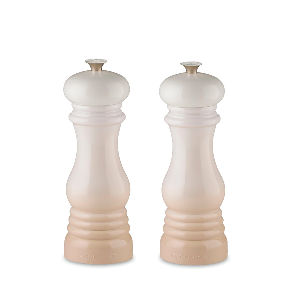 Le Creuset Набор из 2 мельниц для соли и перца 11 см Meringue | https://grandposuda.com.ua