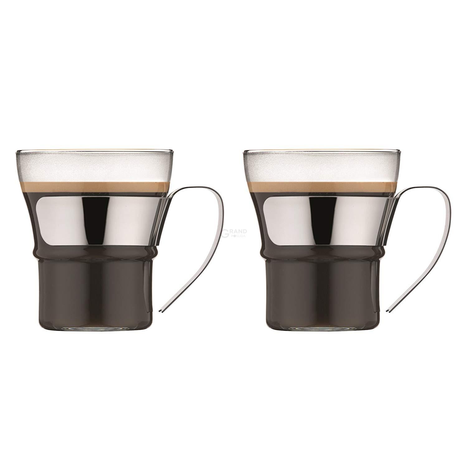 Bodum Чашка с ручкой и двойными стенками, набор 2 предмета, 0,3 л, Assam | https://grandposuda.com.ua