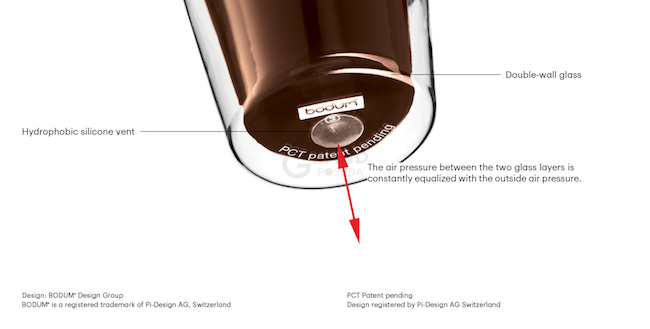 Bodum Cтакан с двойными стенками, набор 2 предмета, 0,4 л, Assam | https://grandposuda.com.ua