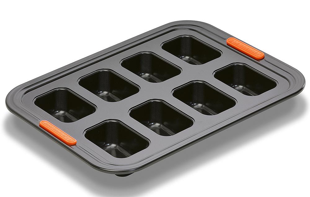 Le Creuset Форма для выпечки 8 мини-буханок хлеба 40 х 30 х 4,3 см Black | https://grandposuda.com.ua