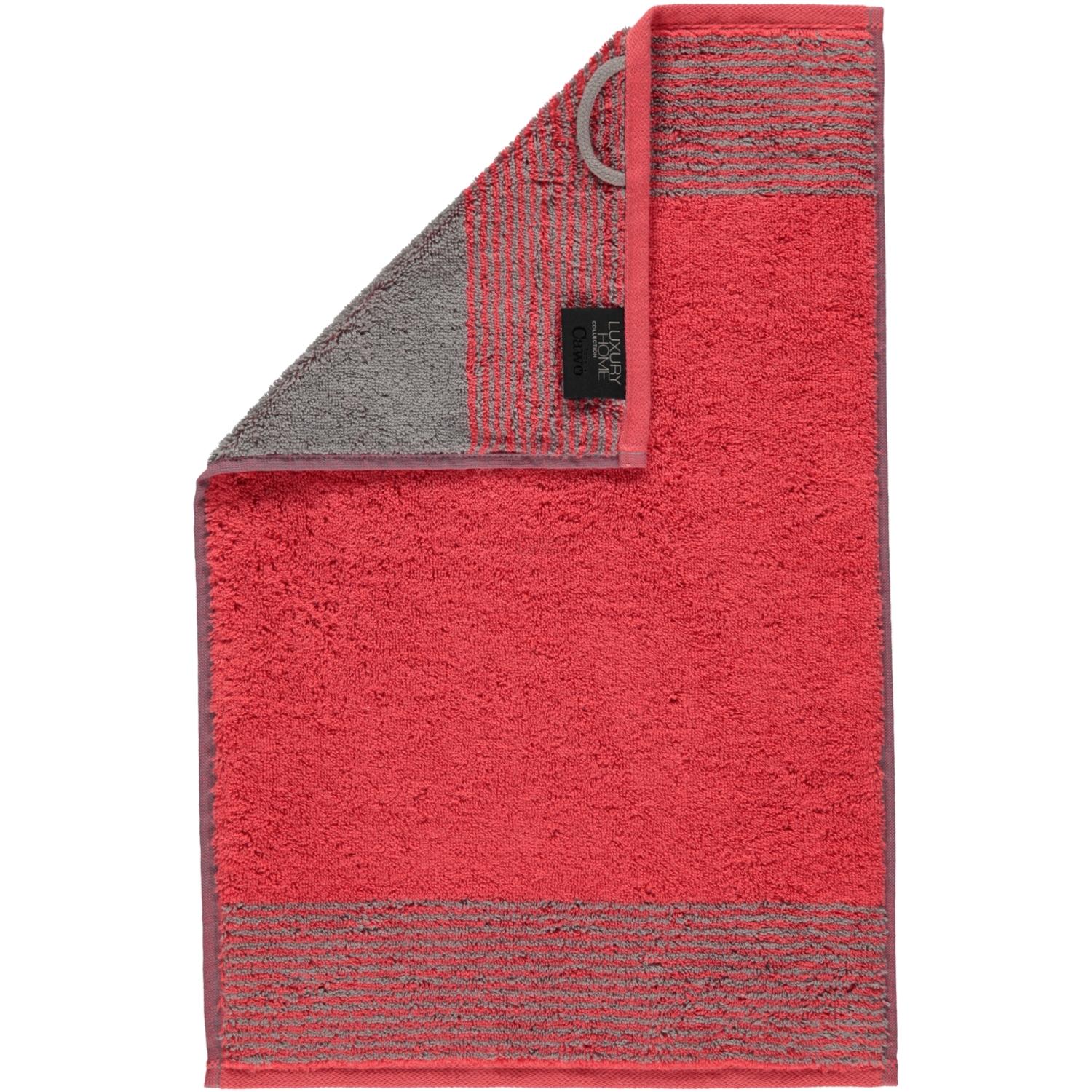 Рушник гостьовий 30 х 50 см Rot Two-Tone Cawo | https://grandposuda.com.ua