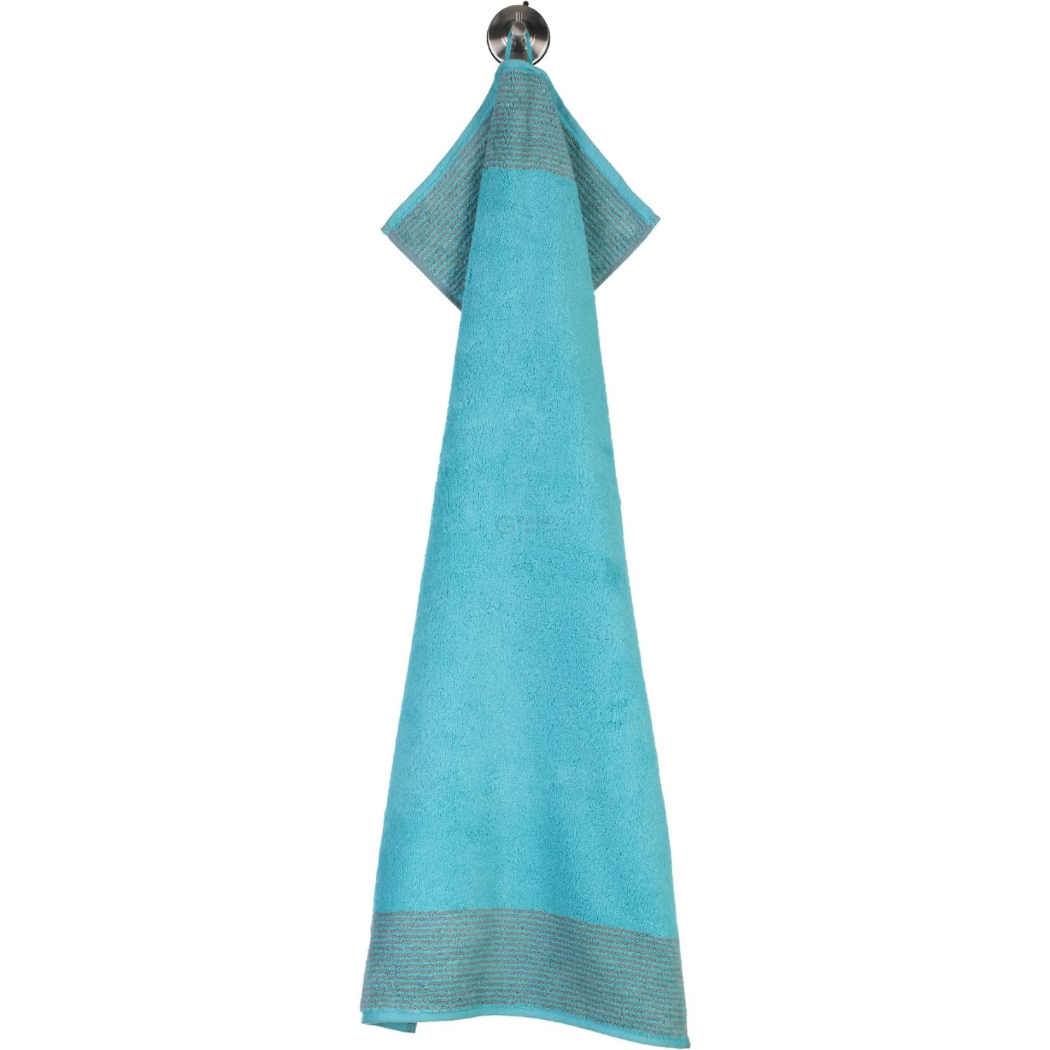 Полотенце для рук 50 х 100 см Turquoise Two-Tone Cawo | https://grandposuda.com.ua