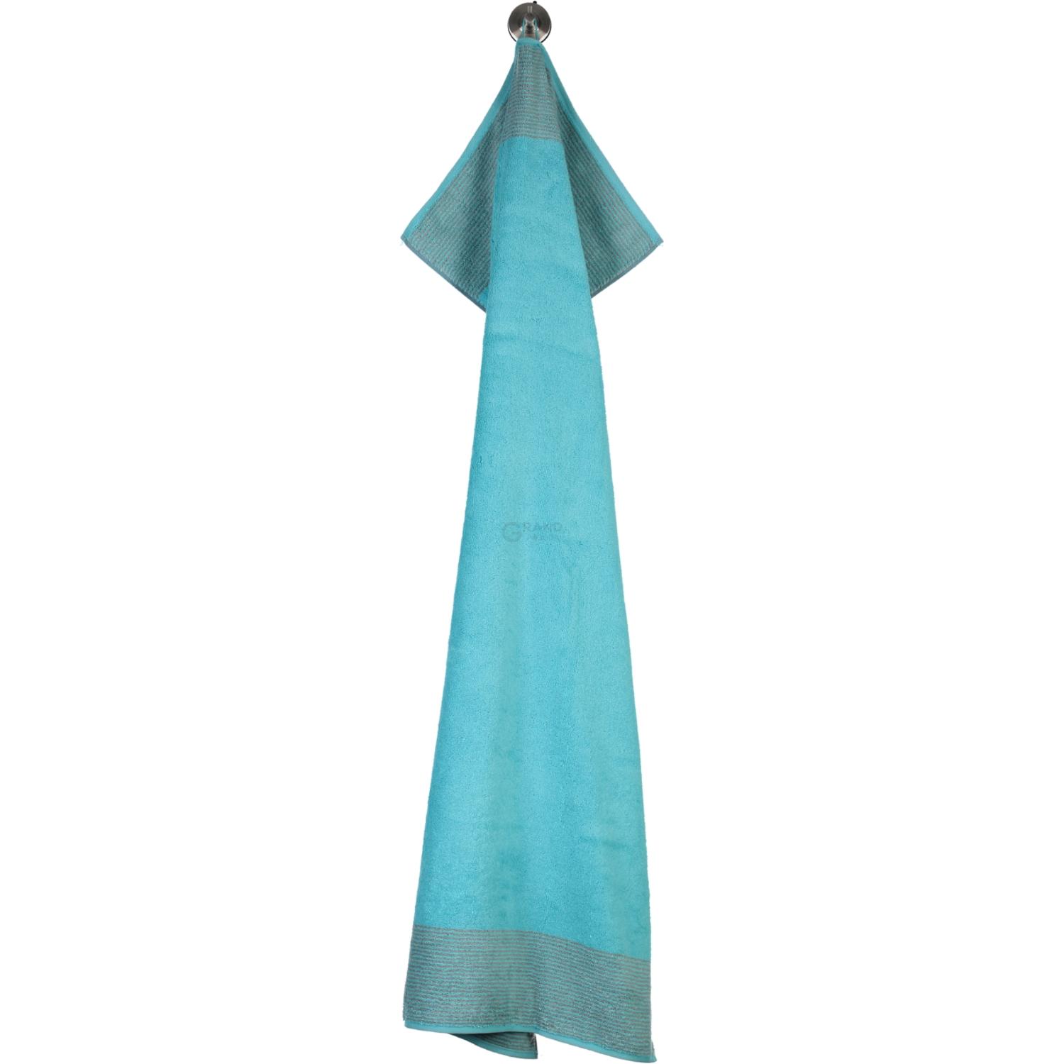 Рушник для душу 80 х 150 см Turquoise Two-Tone Cawo | https://grandposuda.com.ua