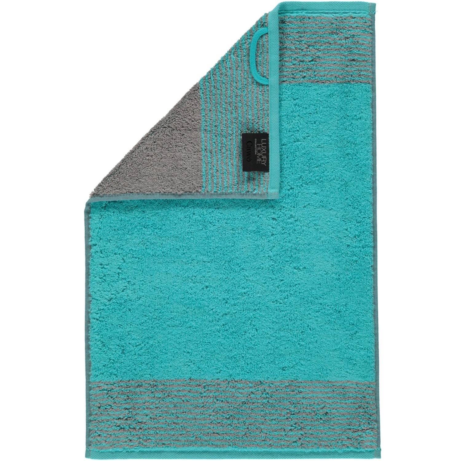 Рушник гостьовий 30 х 50 см Turquoise Two-Tone Cawo | https://grandposuda.com.ua