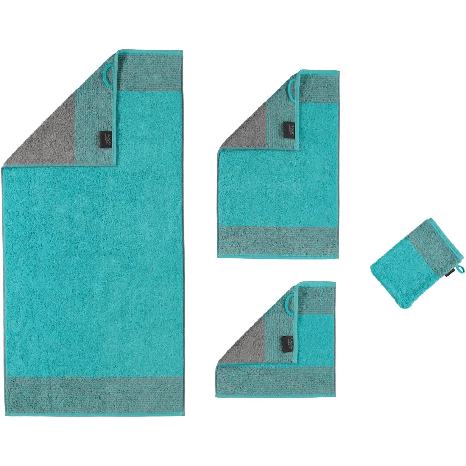 Мочалка-рукавиця 16 х 22 см Turquoise Two-Tone Cawo | https://grandposuda.com.ua