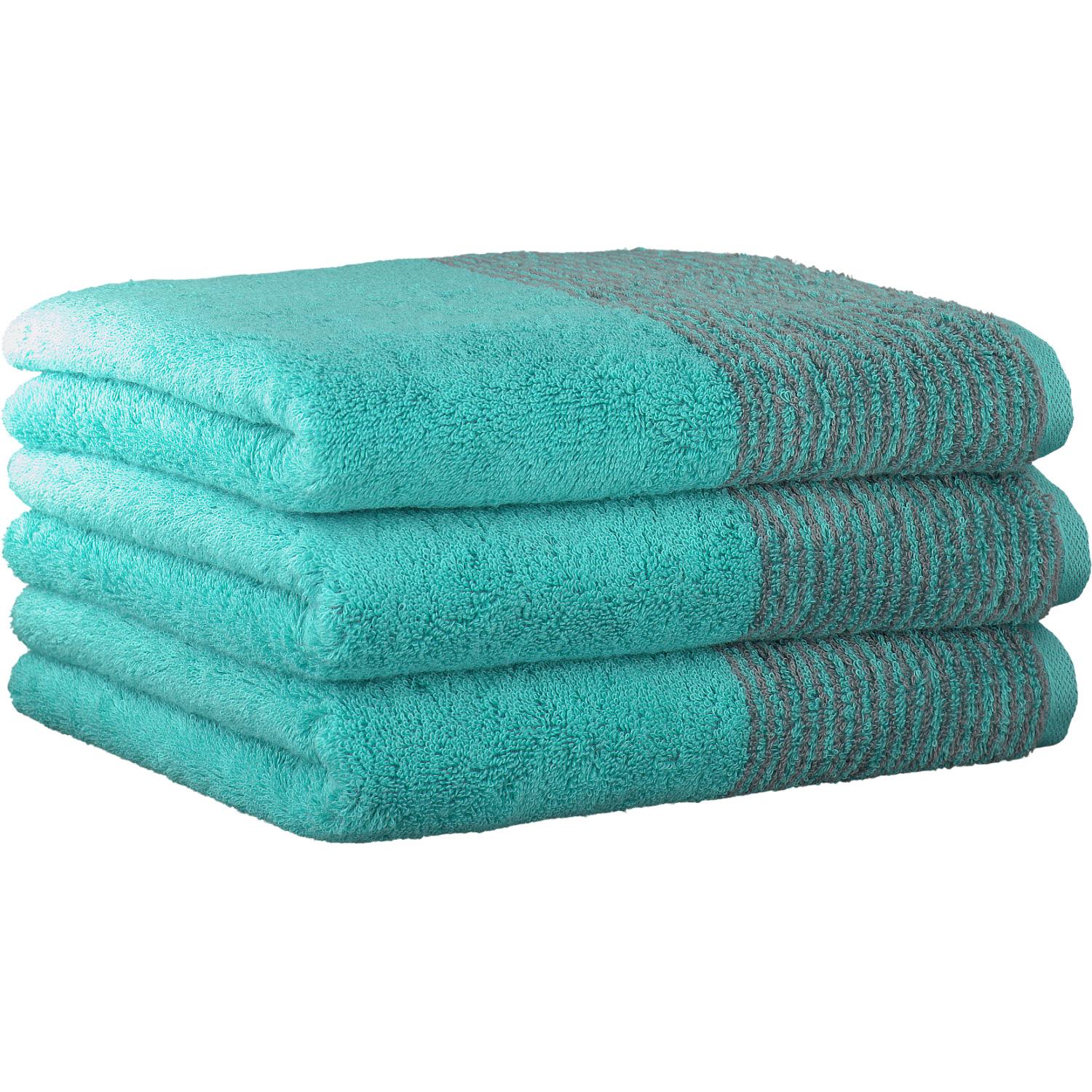 Мочалка-рукавиця 16 х 22 см Turquoise Two-Tone Cawo | https://grandposuda.com.ua