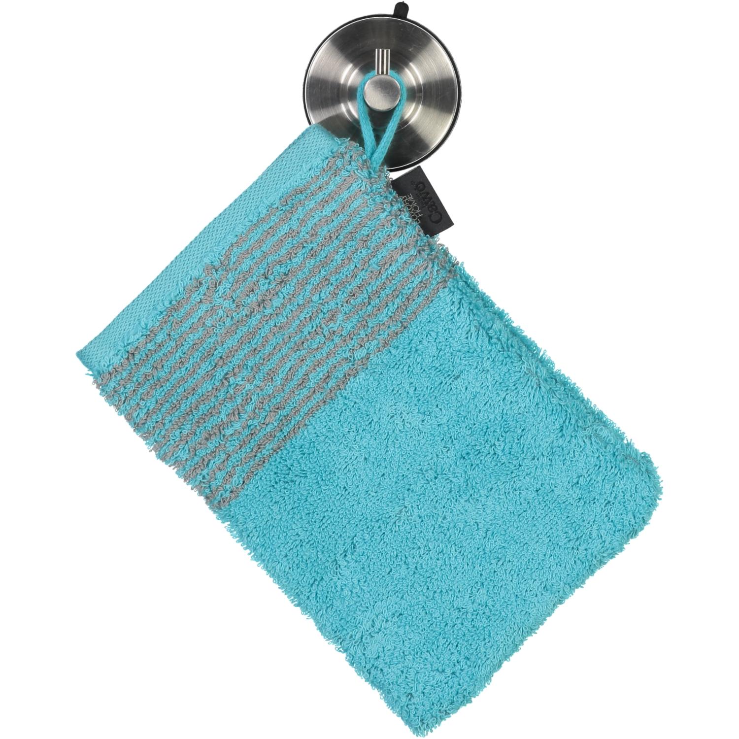 Мочалка-рукавиця 16 х 22 см Turquoise Two-Tone Cawo | https://grandposuda.com.ua