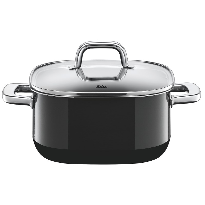 Silit Кастрюля 22 см Quadro Black | https://grandposuda.com.ua