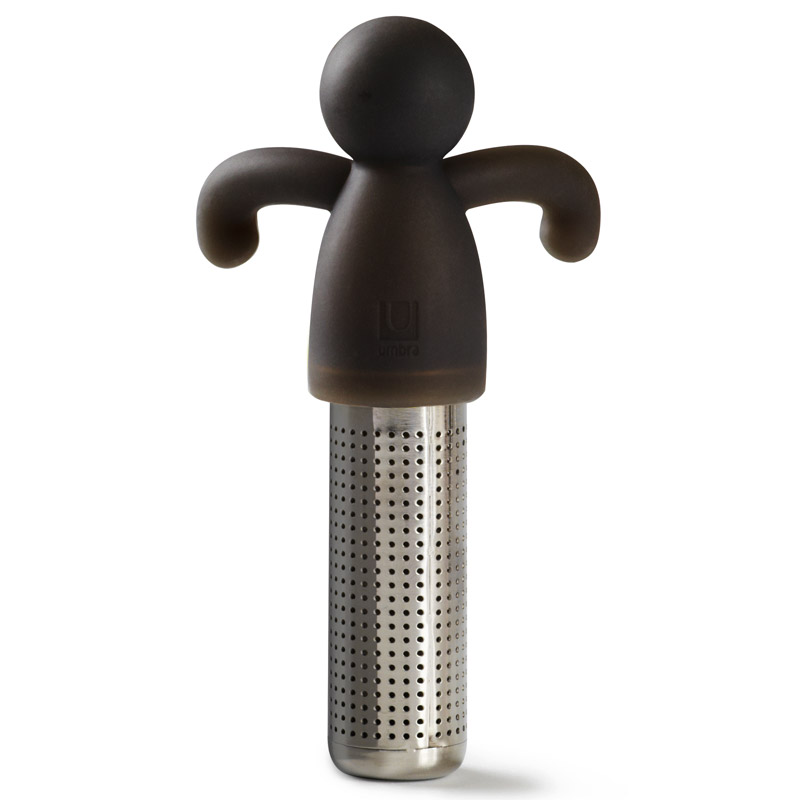 Umbra Ёмкость для заваривания 7,5х10,5х1,9 см черная Buddy | https://grandposuda.com.ua