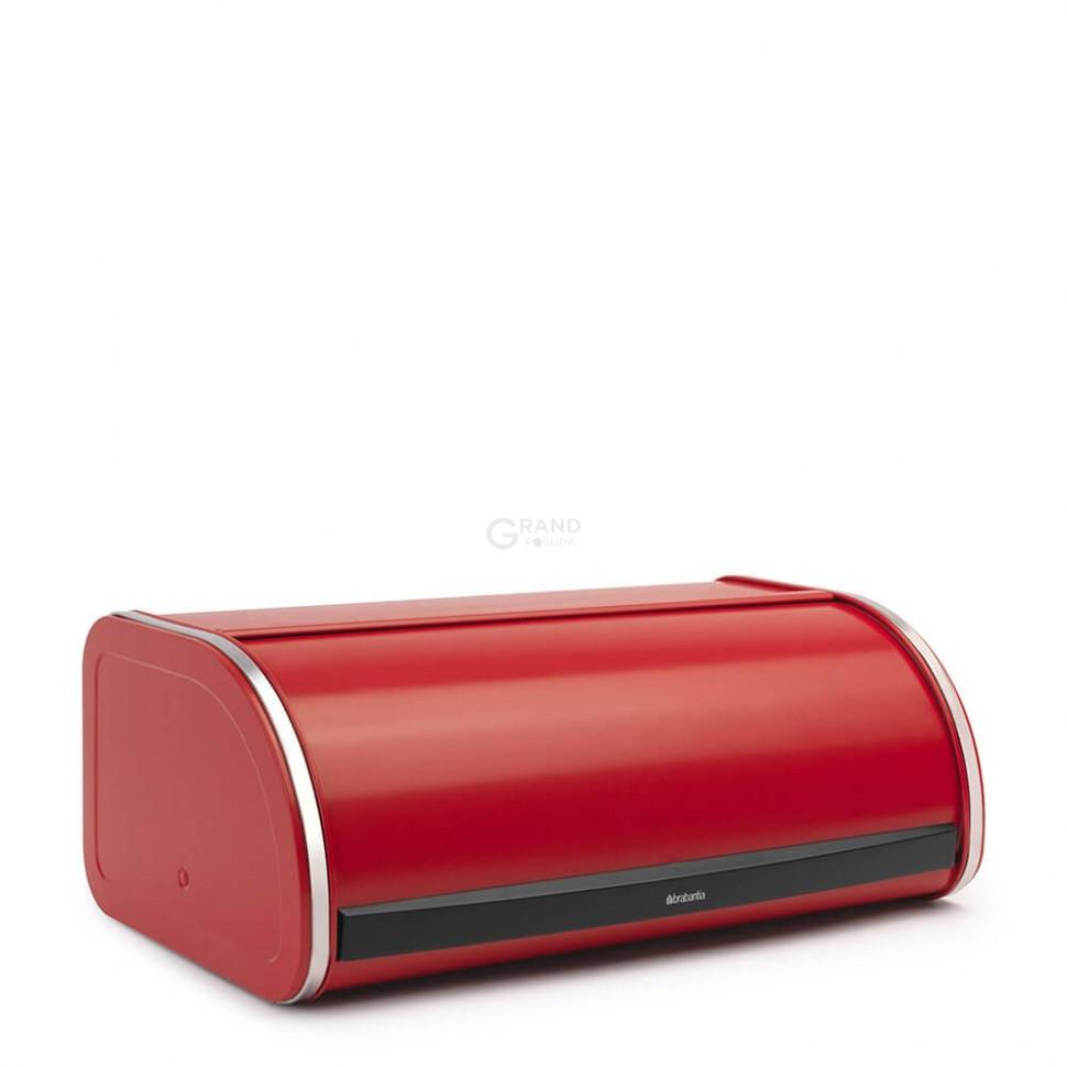 Brabantia Хлебница со сдвигающейся крышкой 17,5х44,8х27 см красная | https://grandposuda.com.ua