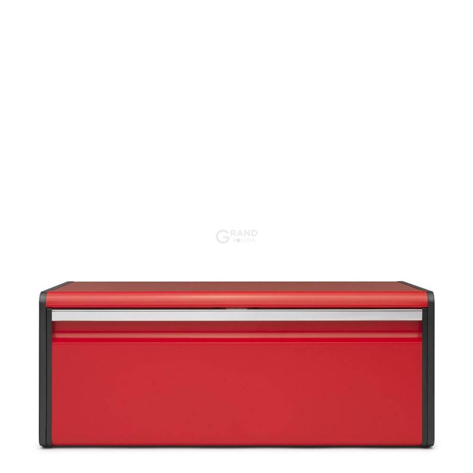 Brabantia Хлібниця з піднімається кришкою 18,7х46,5х25 см червона | https://grandposuda.com.ua