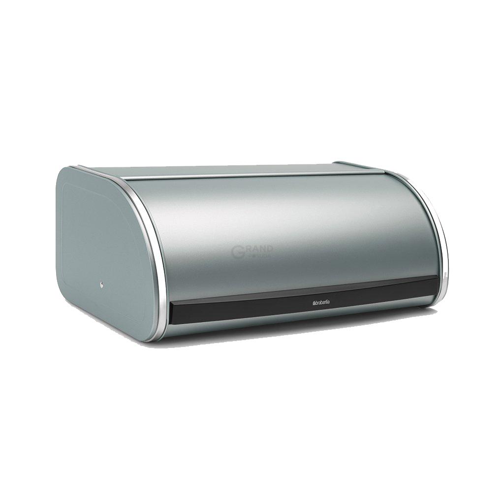 Brabantia Хлебница со сдвигающейся крышкой 17,5х44,8х27 см мятный металлик | https://grandposuda.com.ua