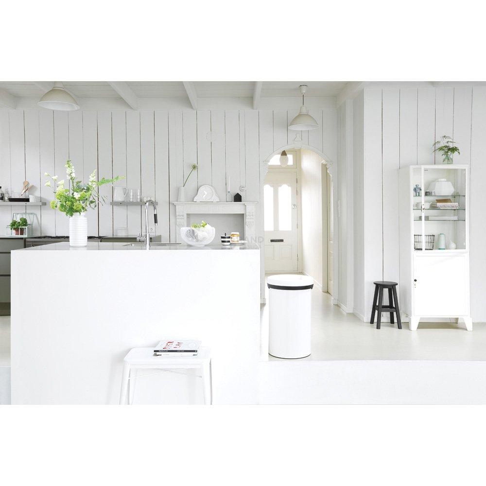Brabantia Сміттєвий бак 60 л білий Big Bin | https://grandposuda.com.ua
