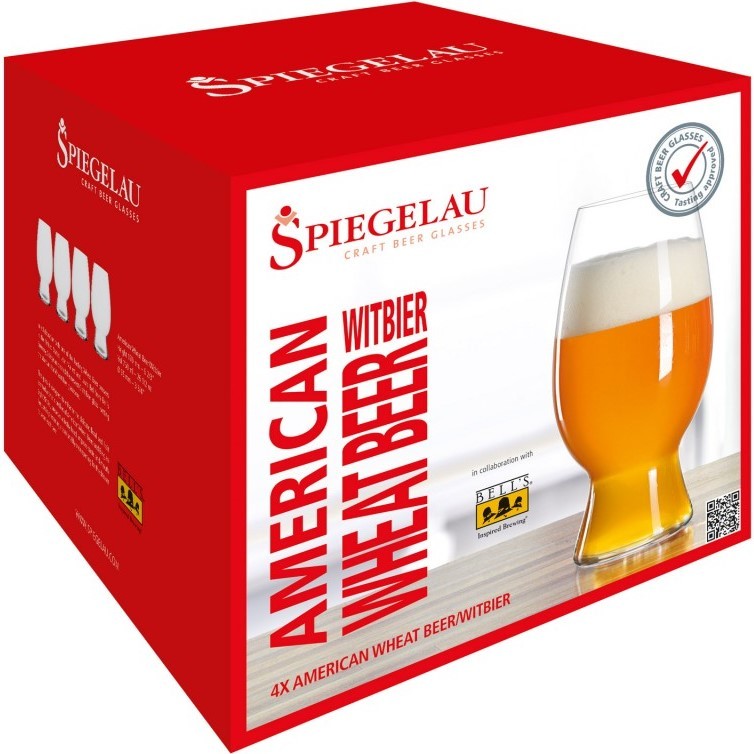 Spiegelau Набір келихів для пшеничного пива 750 мл, 4 предмета Craft Beer Glasses | https://grandposuda.com.ua