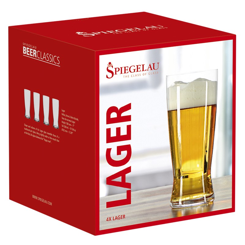 Spiegelau Набір келихів для табірного пива 630 мл, 4 предмета Beer Classics | https://grandposuda.com.ua