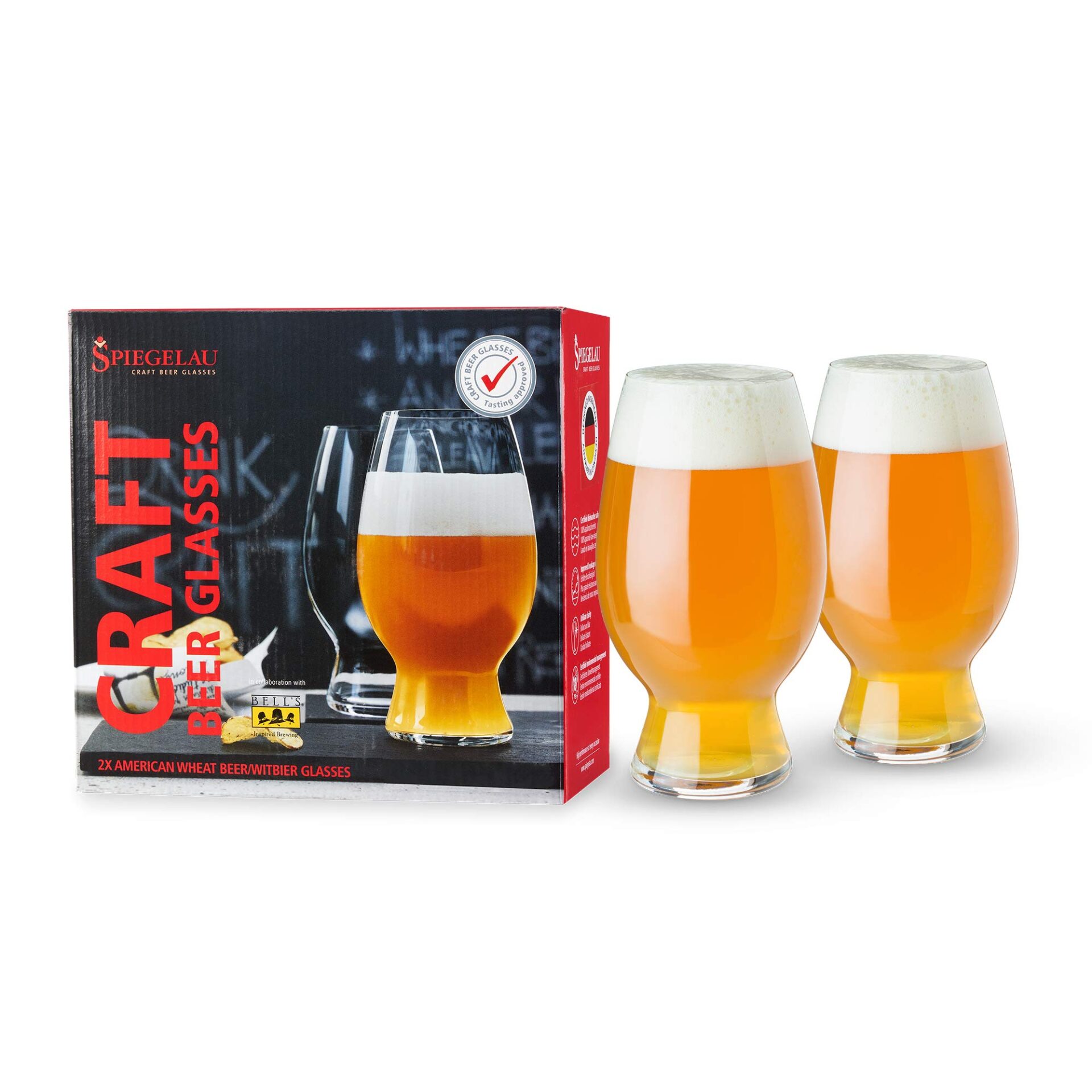 Spiegelau Набір келихів для пшеничного пива 750 мл, 2 предмета Craft Beer Glasses | https://grandposuda.com.ua