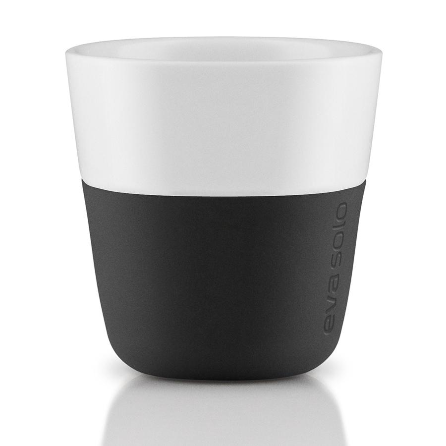 Eva Solo Набор кружек для эспрессо 80 мл черных Espresso-Becher | https://grandposuda.com.ua