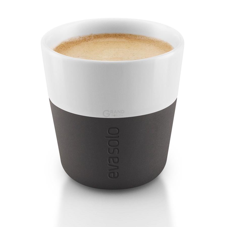 Eva Solo Набор кружек для эспрессо 80 мл черных Espresso-Becher | https://grandposuda.com.ua