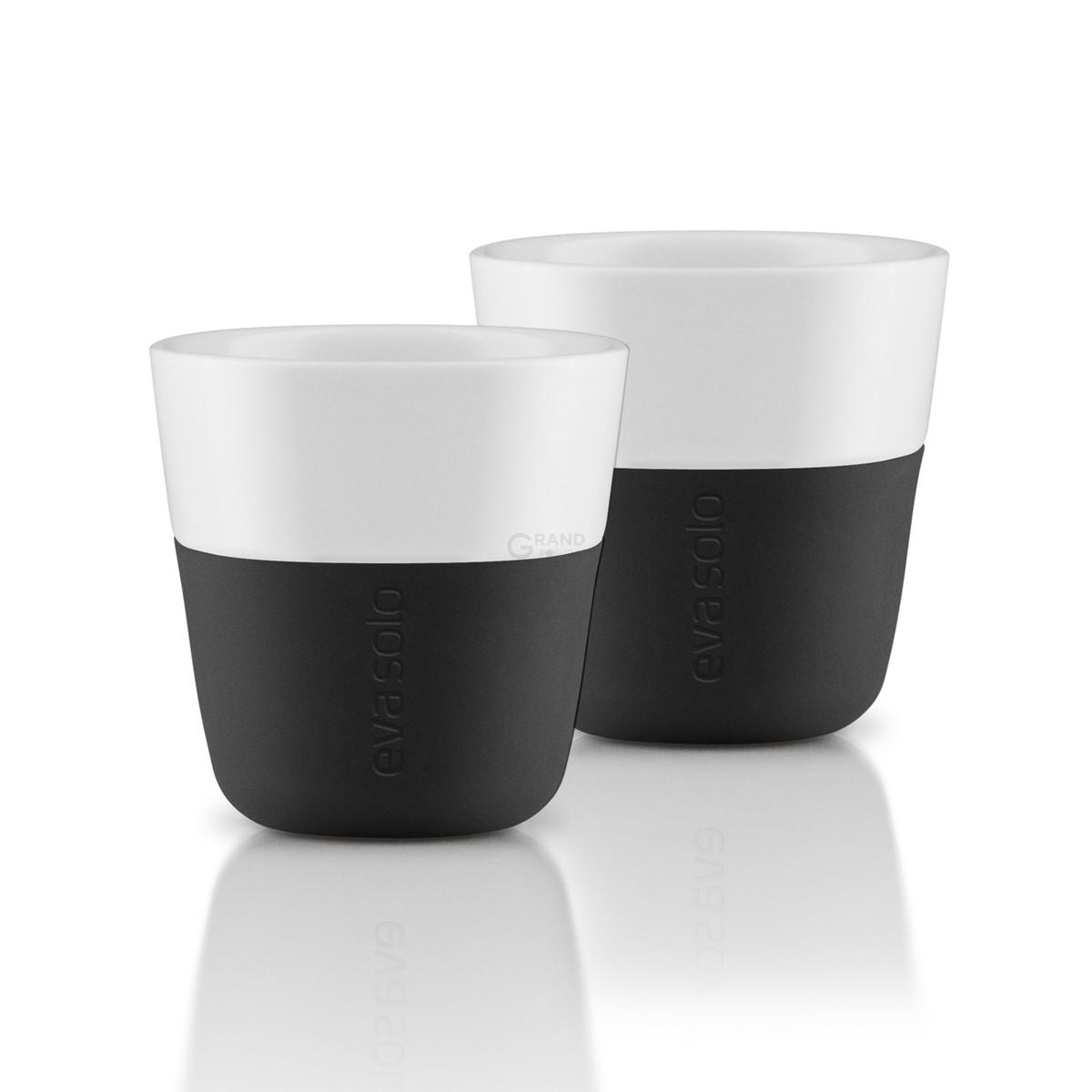 Eva Solo Набор кружек для эспрессо 80 мл черных Espresso-Becher | https://grandposuda.com.ua