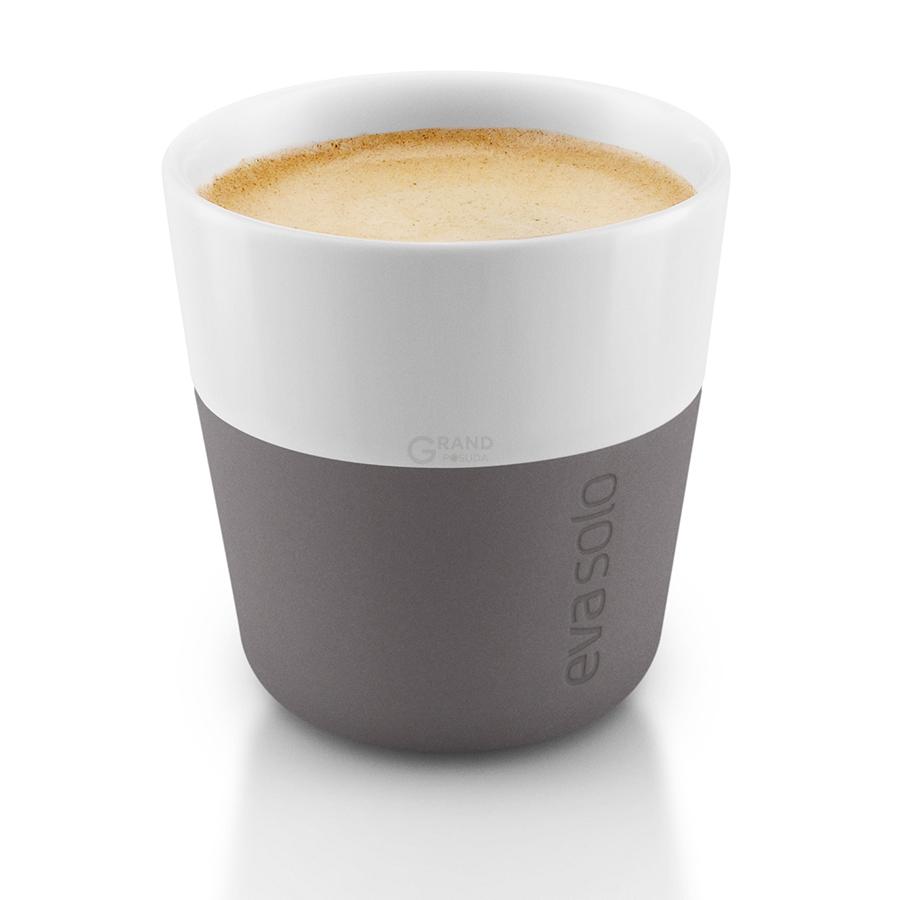 Eva Solo Набір кухлів для еспресо 80 мл сірих Espresso-Becher | https://grandposuda.com.ua