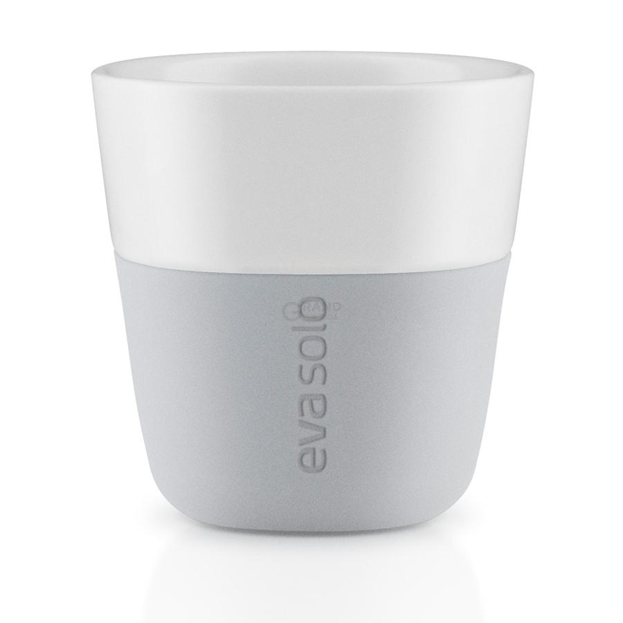 Eva Solo Набор кружек для эспрессо 80 мл светло-серых Espresso-Becher | https://grandposuda.com.ua