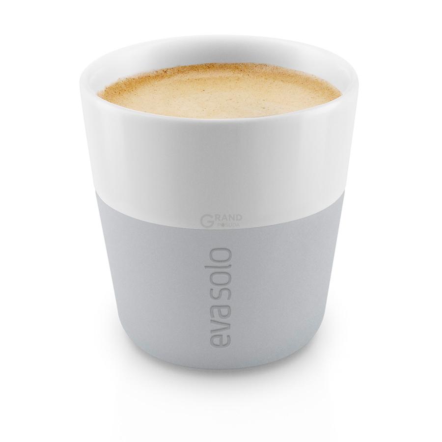 Eva Solo Набор кружек для эспрессо 80 мл светло-серых Espresso-Becher | https://grandposuda.com.ua