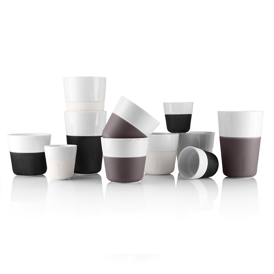 Eva Solo Набор кружек для эспрессо 80 мл светло-серых Espresso-Becher | https://grandposuda.com.ua