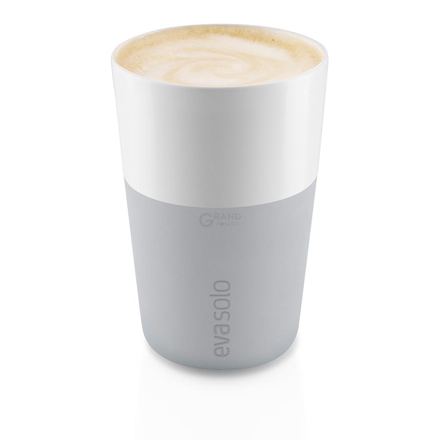 Eva Solo Набор кружек для латте 360 мл светло-серых Caffe Latte | https://grandposuda.com.ua