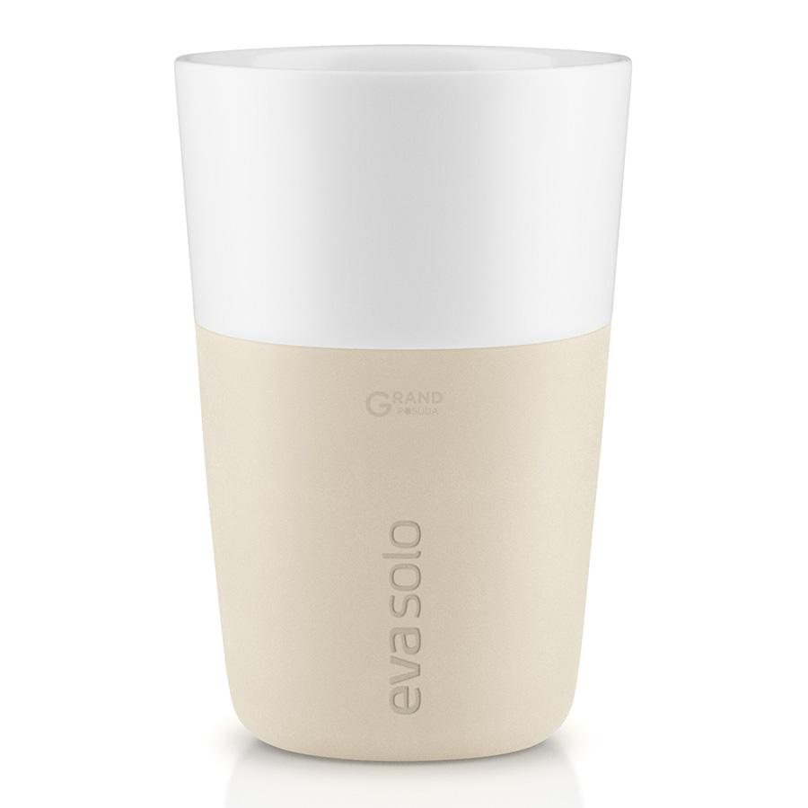 Eva Solo Набір кухлів для латте 360 мл бежевих Caffe Latte | https://grandposuda.com.ua