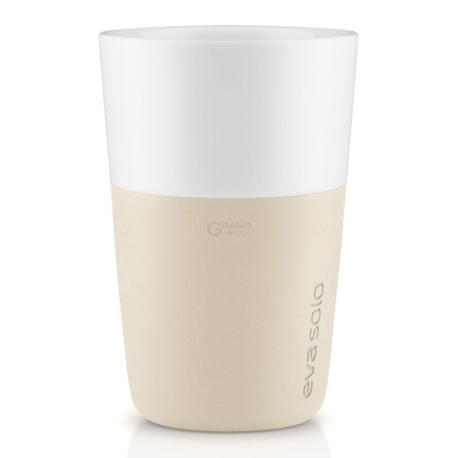 Eva Solo Набір кухлів для латте 360 мл бежевих Caffe Latte | https://grandposuda.com.ua