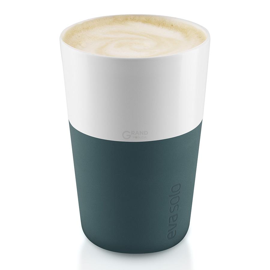 Eva Solo Набір кухлів для латте 360 мл бирюзово-синіх Caffe Latte | https://grandposuda.com.ua