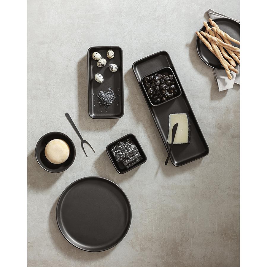 Eva Solo Блюдо сервировочное прямоугольное 13х37 см, черное Nordic Kitchen | https://grandposuda.com.ua