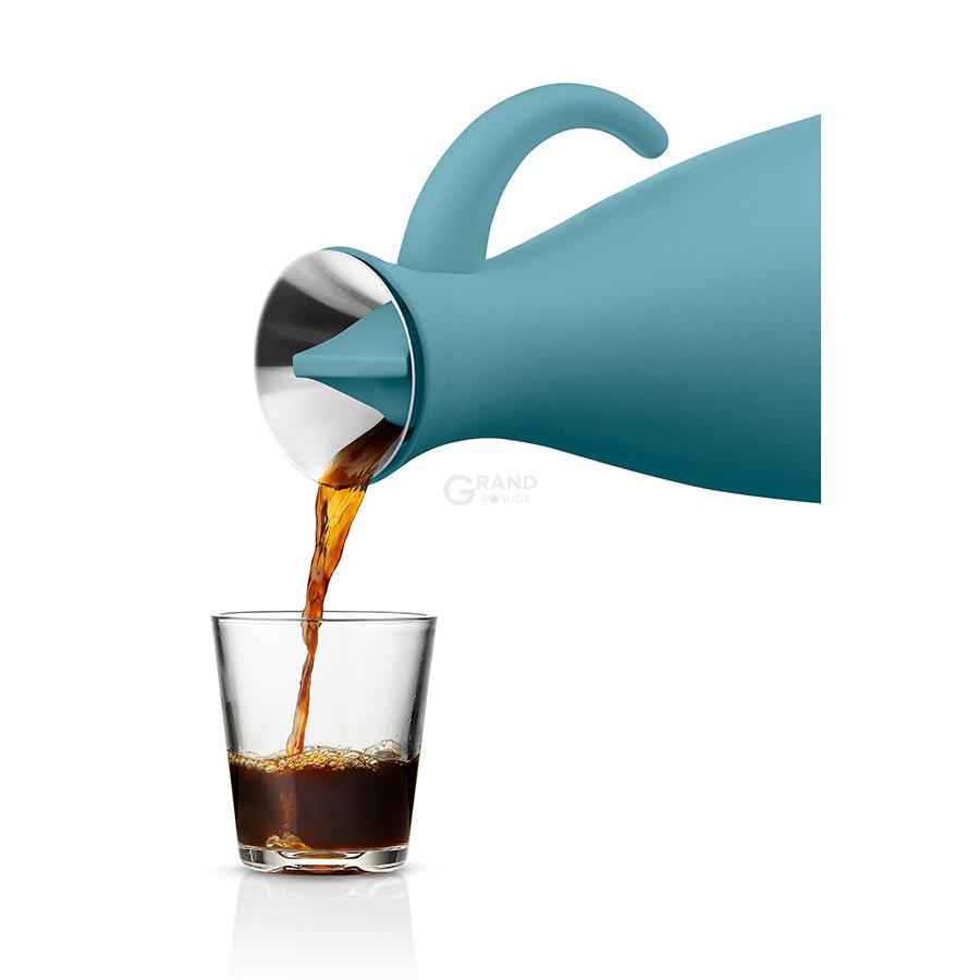 Eva Solo Кавовий вакуумний глечик 1 л світло-синій Kaffee-Isolierkanne | https://grandposuda.com.ua
