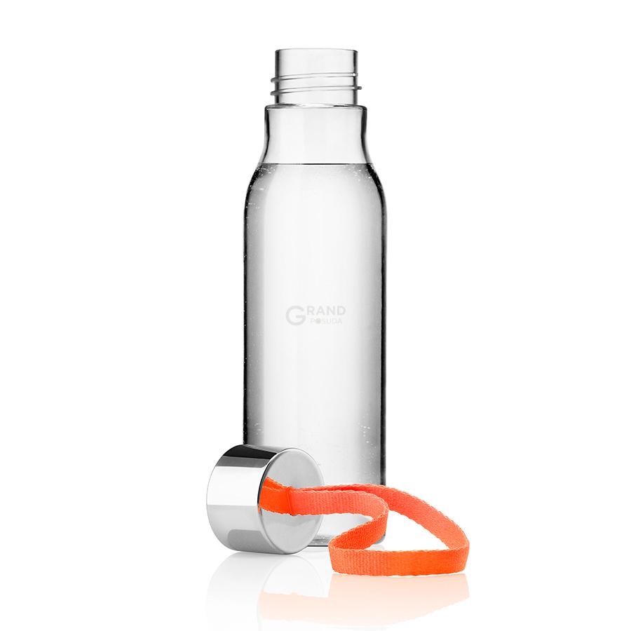 Eva Solo Бутылка 0,5 л прозрачная/оранжевая Trinkflasche | https://grandposuda.com.ua