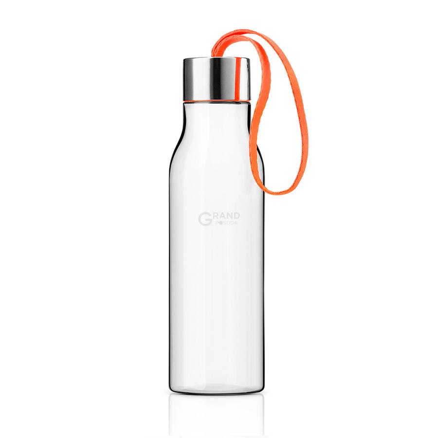 Eva Solo Бутылка 0,5 л прозрачная/оранжевая Trinkflasche | https://grandposuda.com.ua